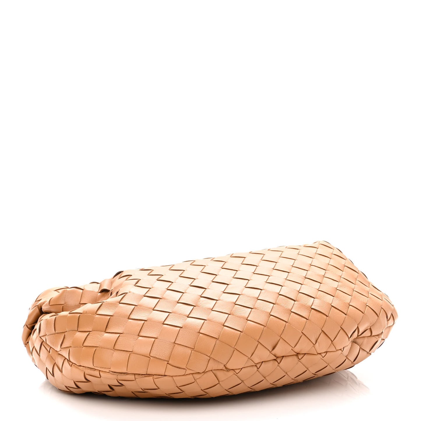 Nappa Intrecciato Teen Jodie Hobo Caramel
