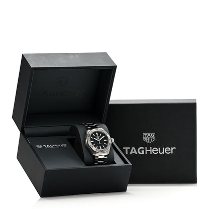Tag Heuer Stainless Steel 40mm Aquaracer Professional 200 Quartz Watch Black WBP1110 5 of 5