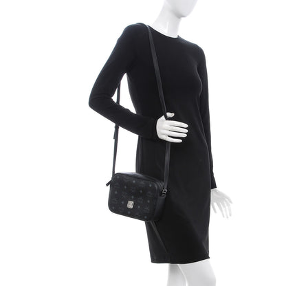 MCM Visetos Mini Camera Crossbody Bag Black 2 of 16