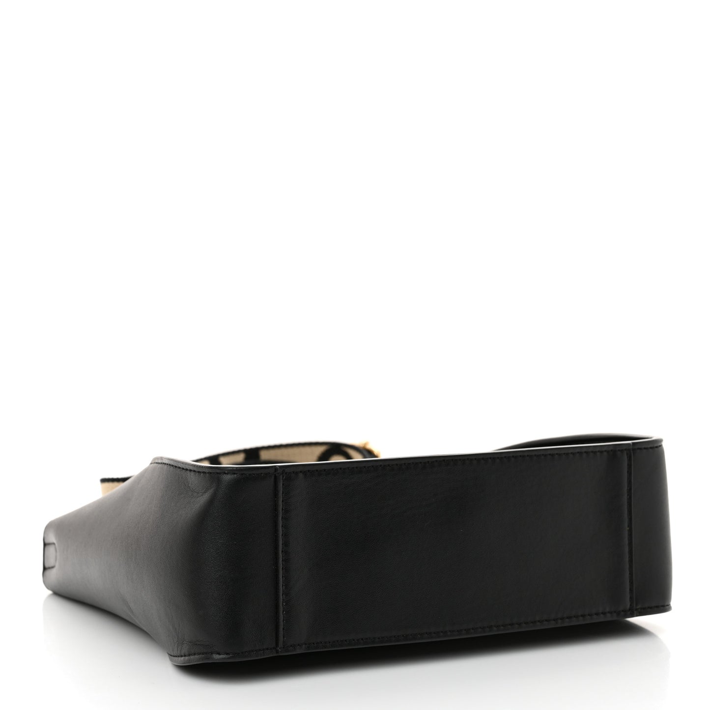 Eco Alter Nappa Perforated Logo Mini Crossbody Black