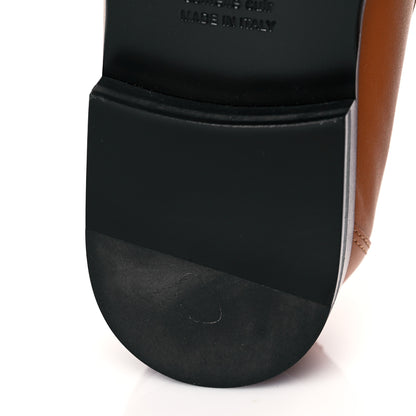 Hermes Calfskin Womens Destin Loafer 38 Naturel 10 of 12