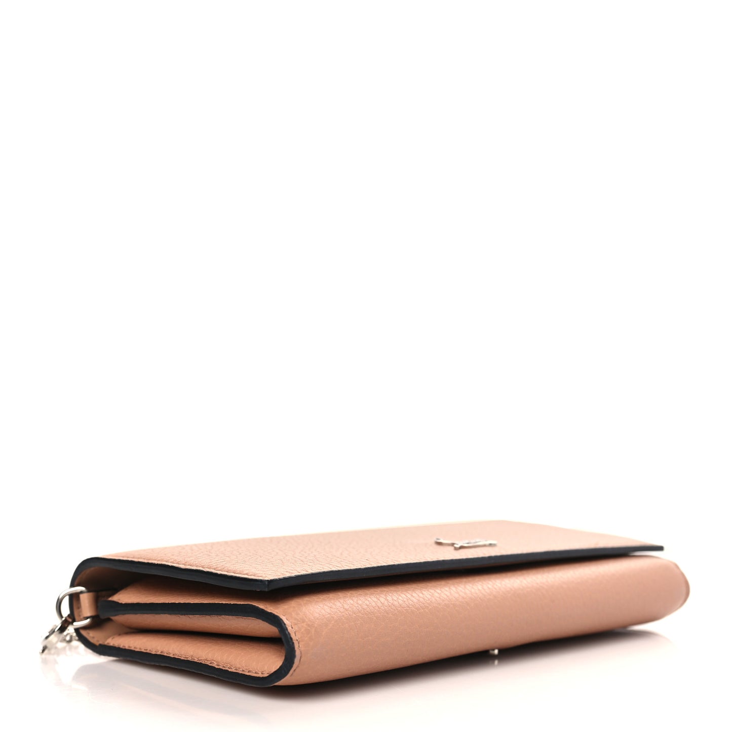 Calfskin Boudoir Chain Wallet Nude