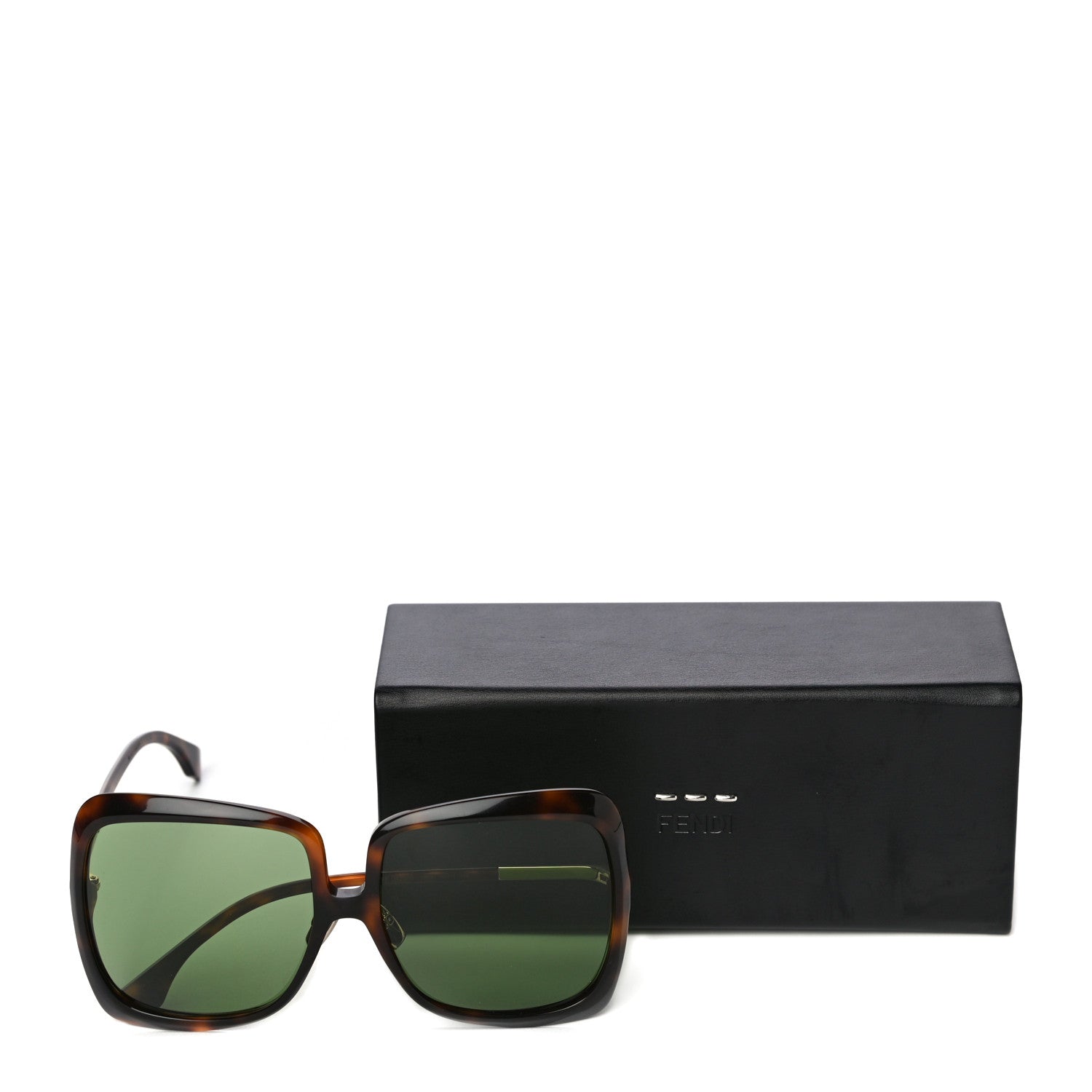 Fendi Square Sunglasses FF 0429/S Havana 7 of 7