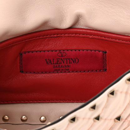 Valentino Garavani Patent Small Rockstud Spike Shoulder Bag Water Rose 6 of 8