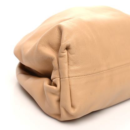 Bottega Veneta Smooth Butter Calf The Pouch Oversized Clutch Nude 9 of 12