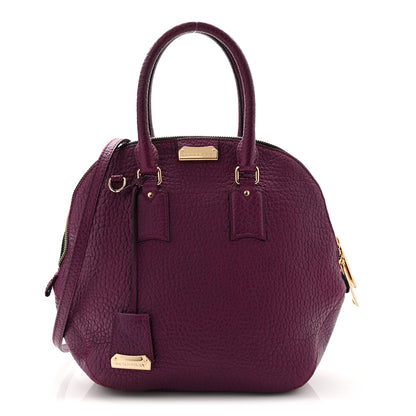 Burberry Heritage Grain Medium Orchard Bowling Bag Damson Magenta 1 of 10