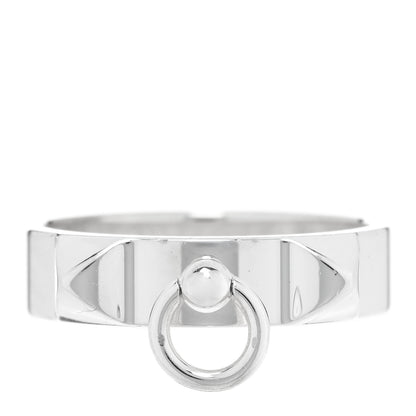 Hermes Sterling Silver PM Collier De Chien Ring 58 8.5 1 of 5