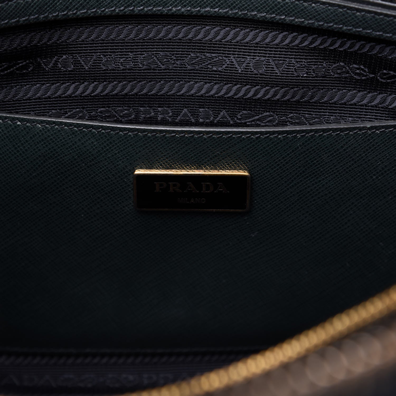 Prada Saffiano Lux Large Promenade Tote Biliardo 8 of 10