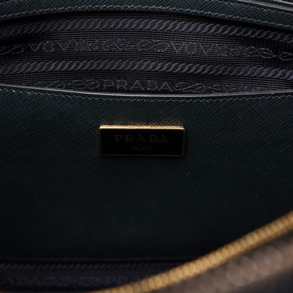 Prada Saffiano Lux Large Promenade Tote Biliardo 8 of 10