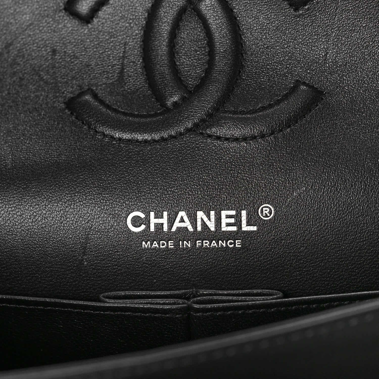 Chanel Lambskin Quilted Medium Double Flap So Black 6 of 10