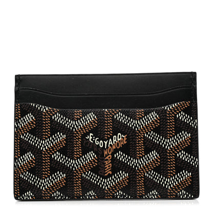 Goyard Goyardine Saint Sulpice Card Holder Black 1 of 7