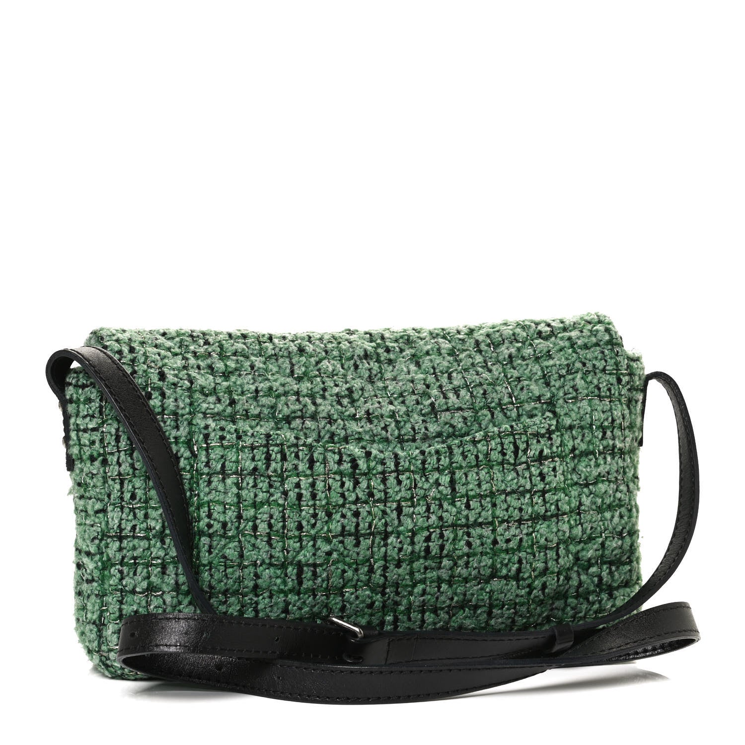 Chanel Tweed Easy 2.55 Reissue Flap Green 3 of 13