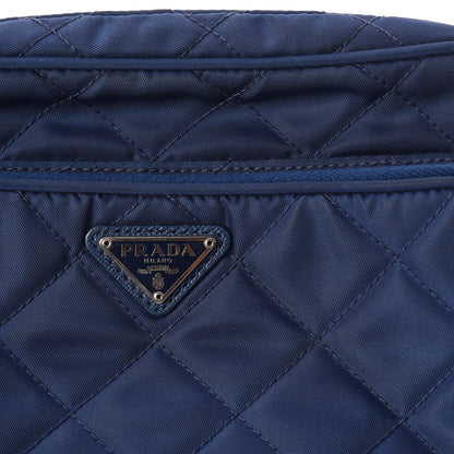 Prada Nylon Tessuto Impuntu Quilted Crossbody Bag Royal Blue 10 of 10