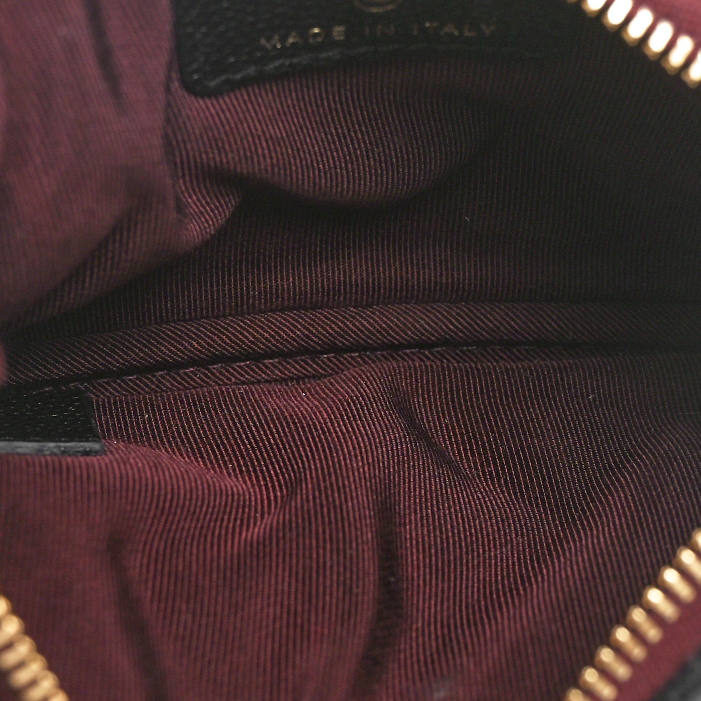 Caviar Quilted Small Cosmetic Case Black