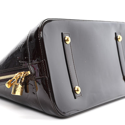 Louis Vuitton Vernis Alma GM Amarante 8 of 10