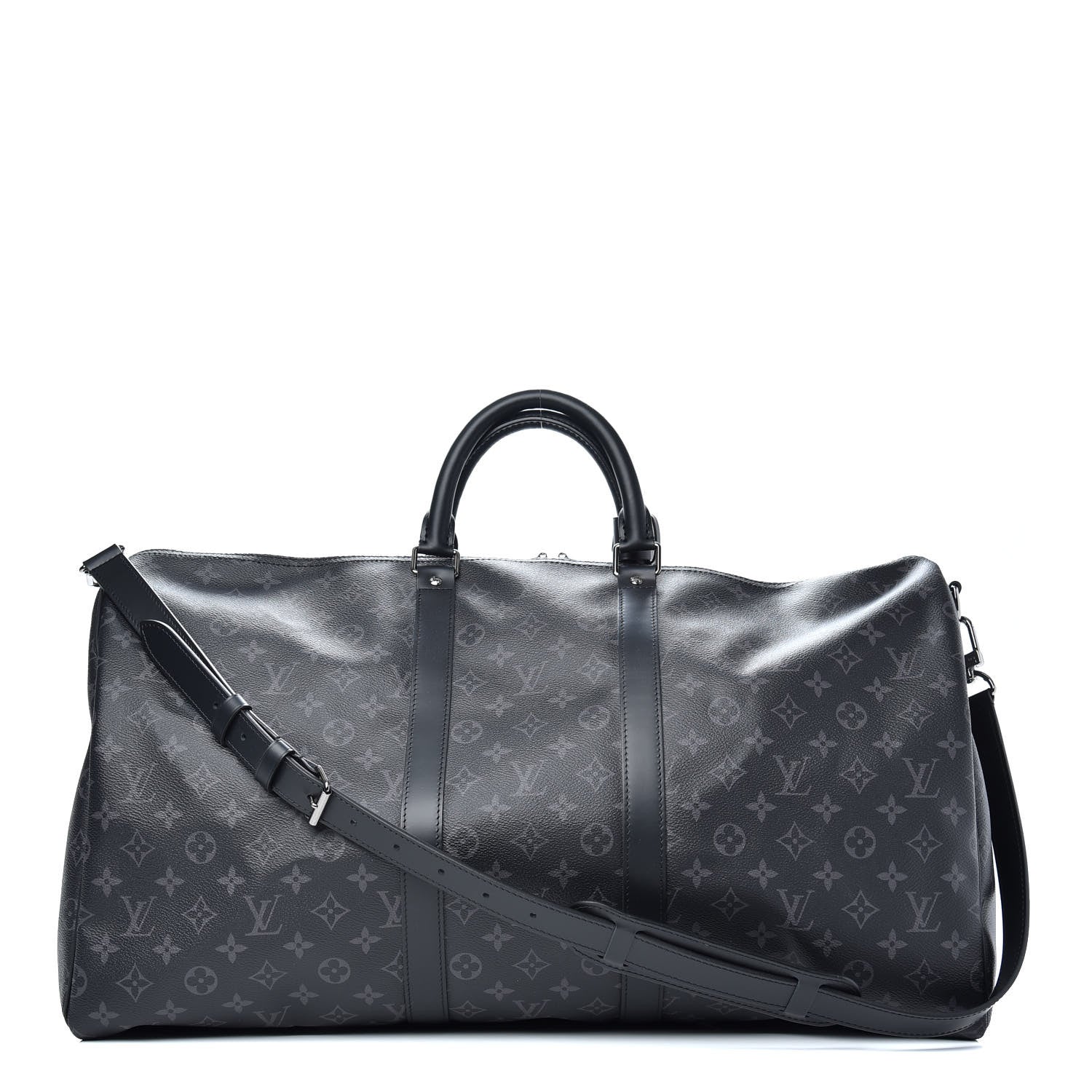 Louis Vuitton Monogram Eclipse Keepall Bandouliere 55 1 of 7