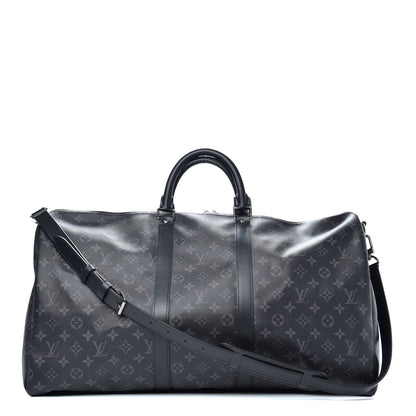 Louis Vuitton Monogram Eclipse Keepall Bandouliere 55 1 of 7