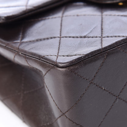 Chanel Lambskin Quilted Mini Square Flap Brown 10 of 16