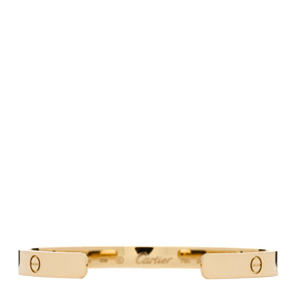 Cartier 18K Yellow Gold LOVE Cuff Bracelet 19 2 of 4