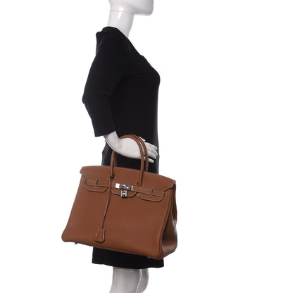 Hermes Togo Birkin 35 Gold 2 of 12