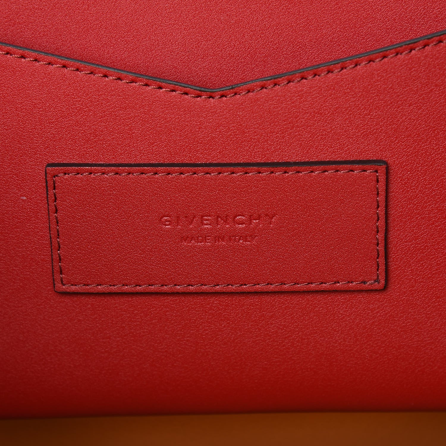 Givenchy Calfskin Medium GV Shopper Tote Dark Red 6 of 9