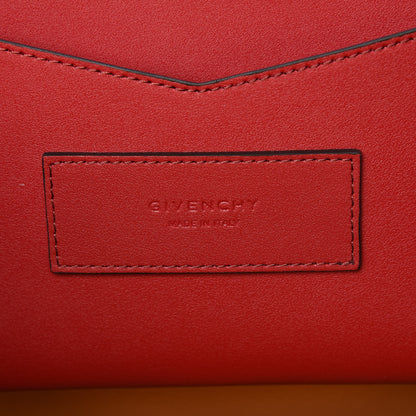 Givenchy Calfskin Medium GV Shopper Tote Dark Red 6 of 9