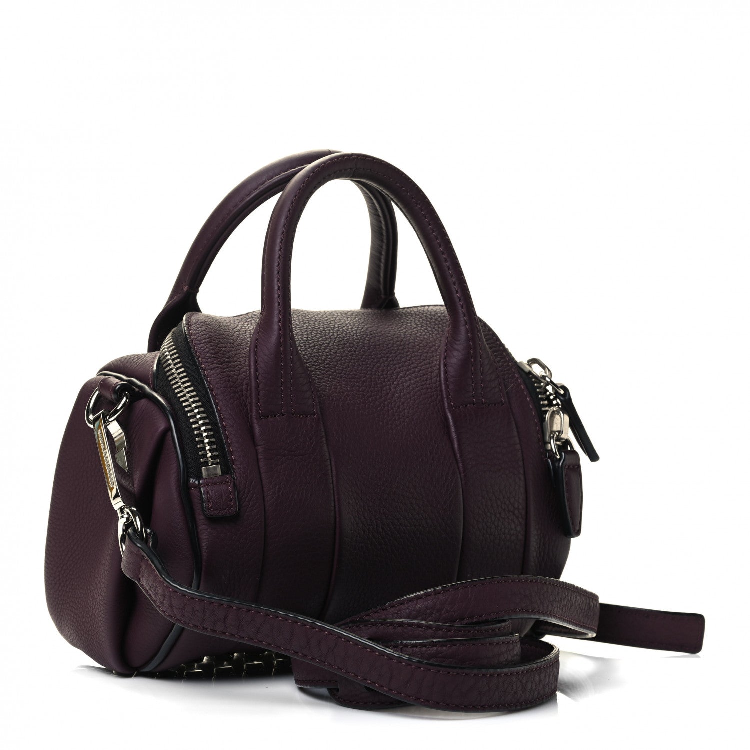 Alexander Wang Pebbled Calfskin Mini Rockie Matte Oxblood 2 of 4