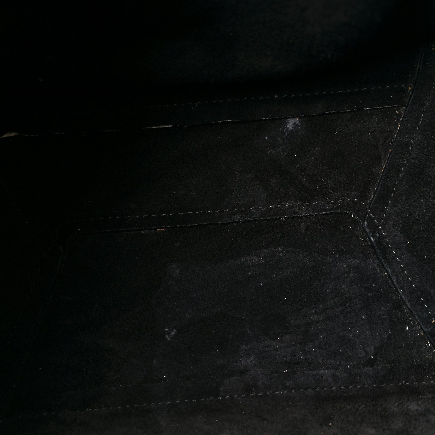 Soft Grained Calfskin Sangle Bucket Bag Black