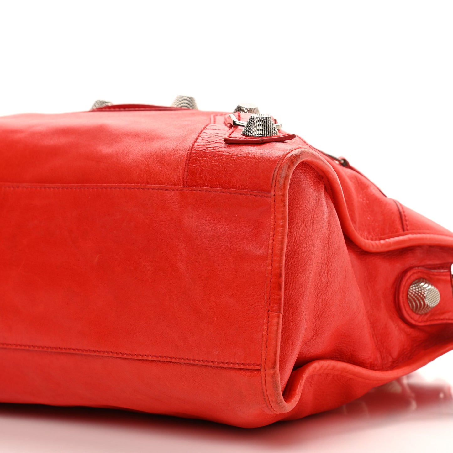 Agneau Giant 21 Silver Hardware City Vermillion