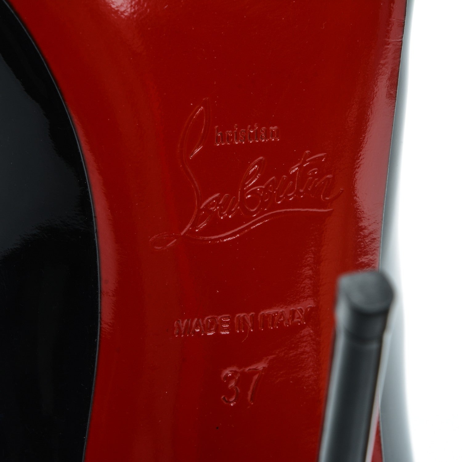 Christian Louboutin Patent So Kate 120 Pumps 37 Black 6 of 7