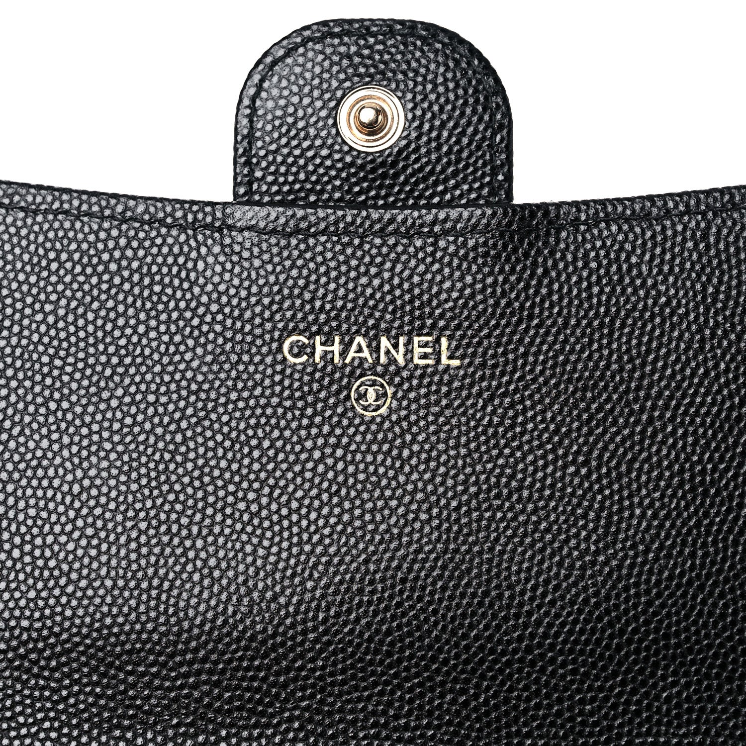 Chanel Caviar Quilted Phone Holder Wallet on Removable Chain Black 7 of 12