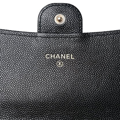 Chanel Caviar Quilted Phone Holder Wallet on Removable Chain Black 7 of 12