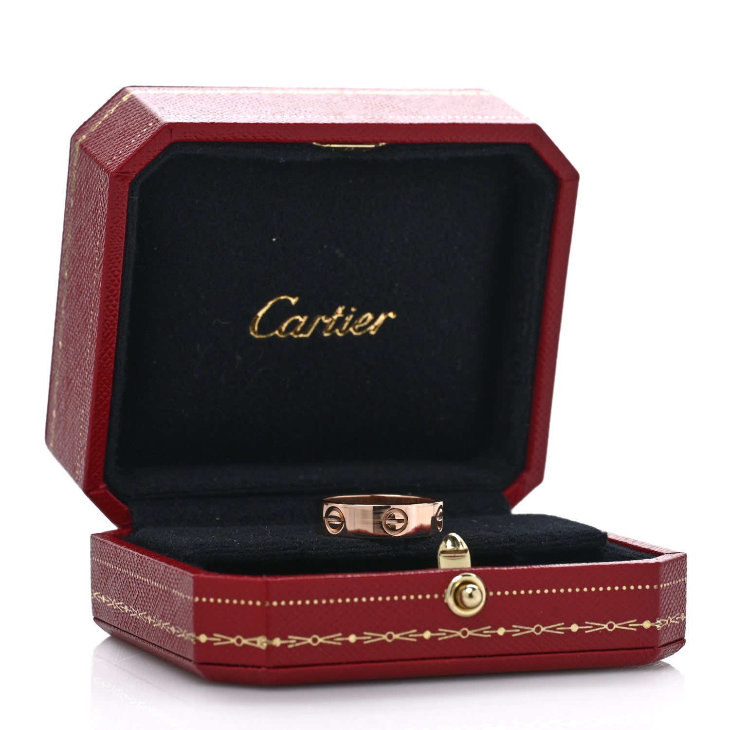 Cartier 18K Pink Gold 5.5mm LOVE Ring 55 7.25 5 of 5