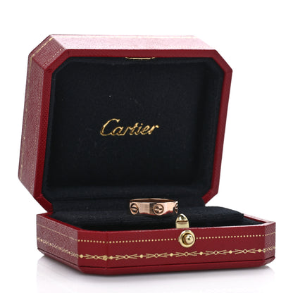 Cartier 18K Pink Gold 5.5mm LOVE Ring 55 7.25 5 of 5