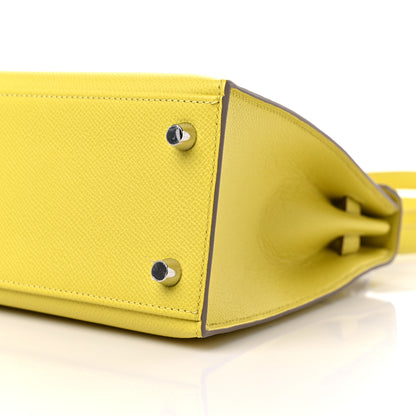 Hermes Epsom Kelly Sellier 25 Lime 9 of 10