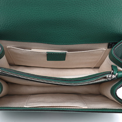 Gucci Dollar Calfskin Crystal Web Medium Dionysus Bamboo Top Handle Bag Emerald 4 of 4
