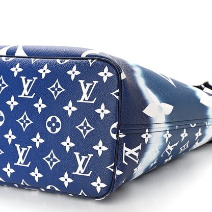 Louis Vuitton Monogram Escale Neverfull MM Blue 10 of 10
