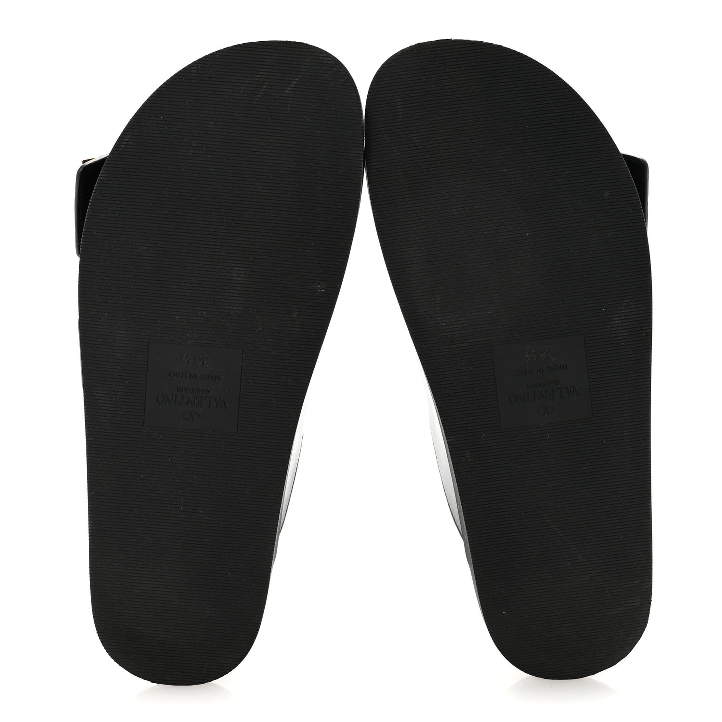 Nappa One Stud Slide Sandals 36.5 Black