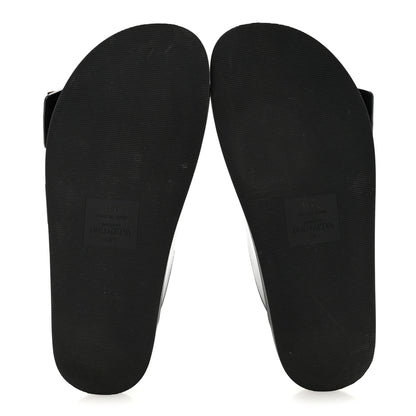 Valentino Garavani Nappa One Stud Slide Sandals 36.5 Black 6 of 10
