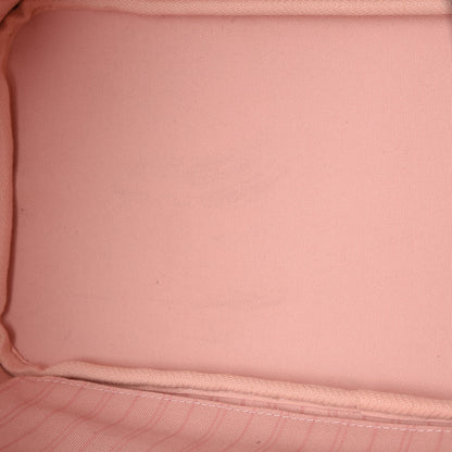 Louis Vuitton Damier Ebene Neo Neverfull MM Rose Ballerine 9 of 11