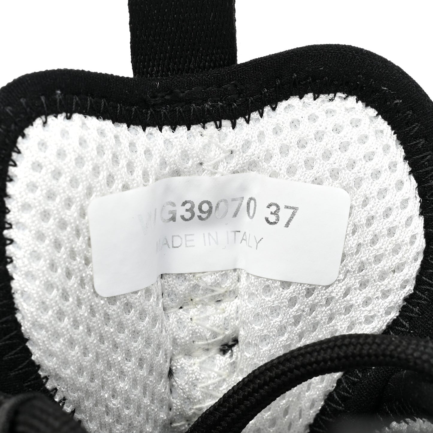 Velvet Calfskin Mixed Fibers CC Sneakers 37 Black
