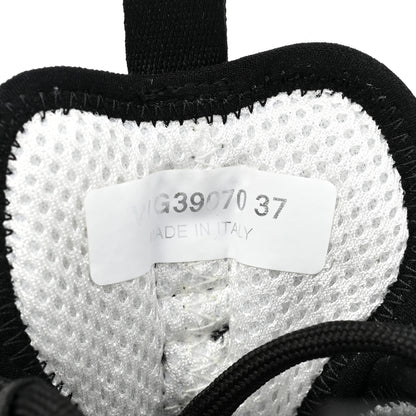 Chanel Velvet Calfskin Mixed Fibers CC Sneakers 37 Black 9 of 9