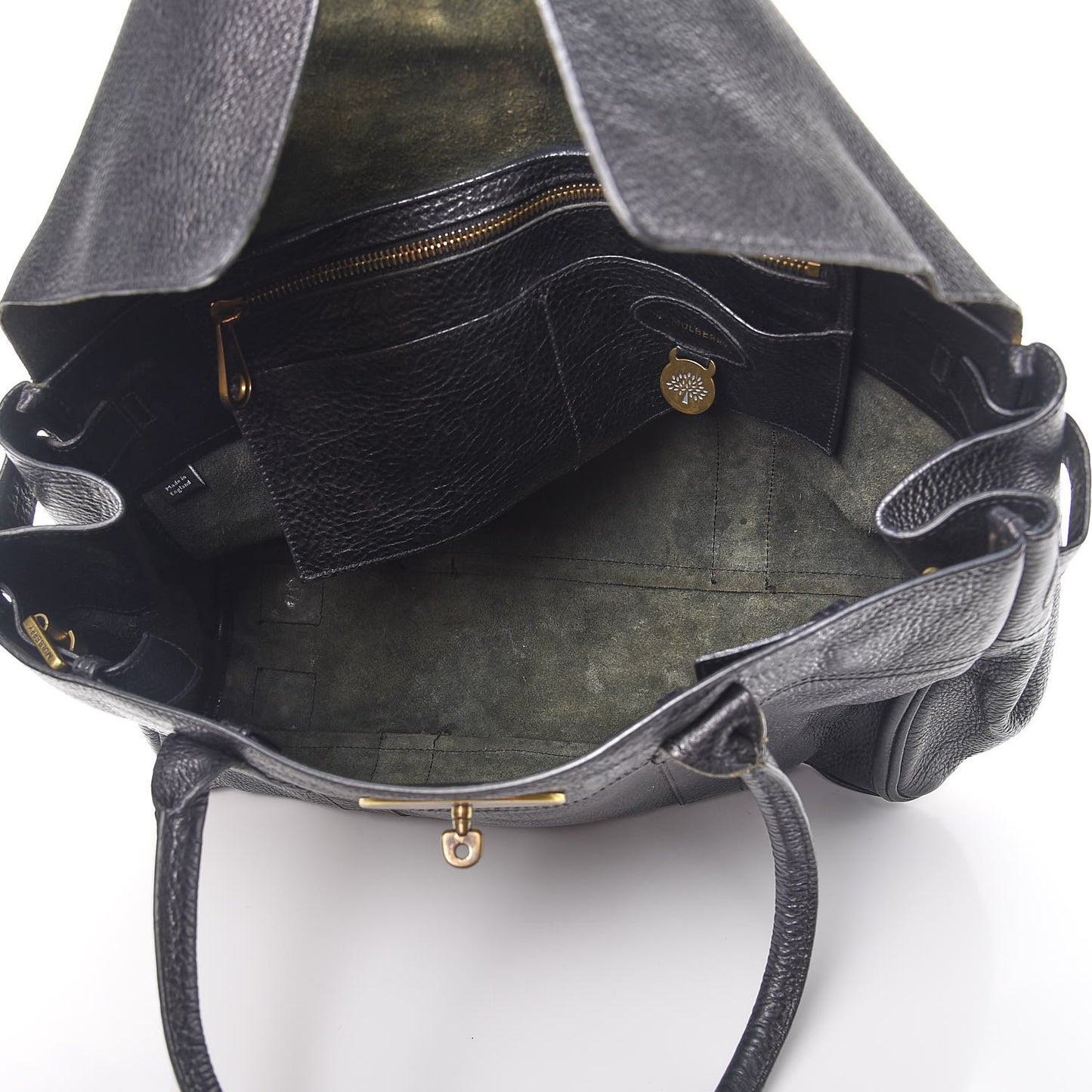 Classic Grain Calfskin Bayswater Black