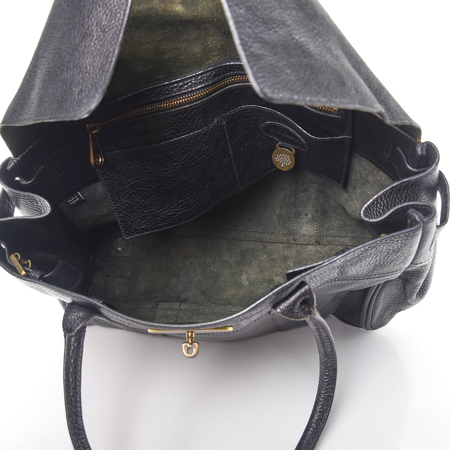 Mulberry Classic Grain Calfskin Bayswater Black 5 of 15