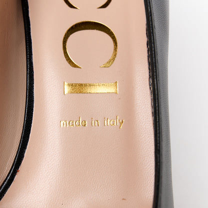 Gucci Malaga Kid Horsebit 75mm Pumps 39 Black 7 of 10