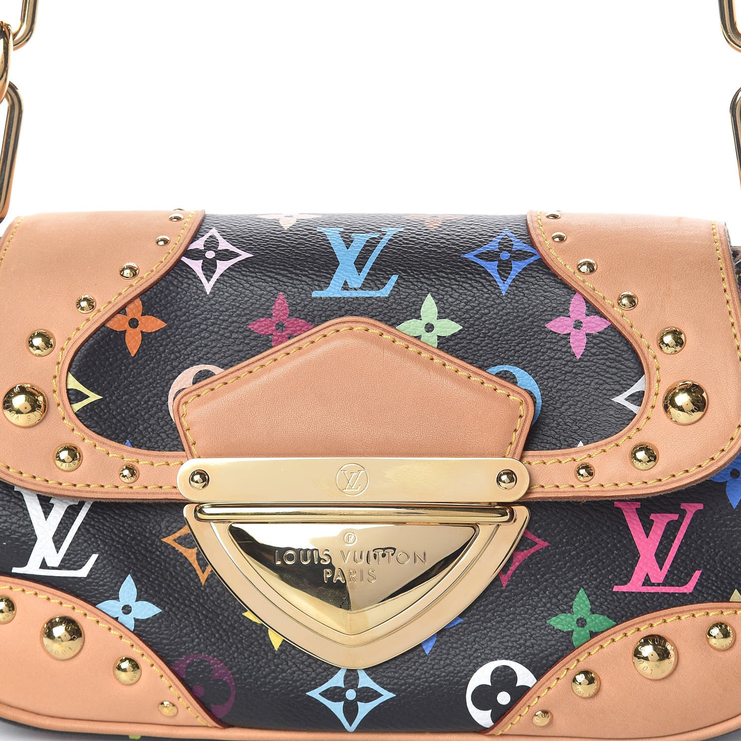 Louis Vuitton Monogram Multicolor Marilyn Black 10 of 10