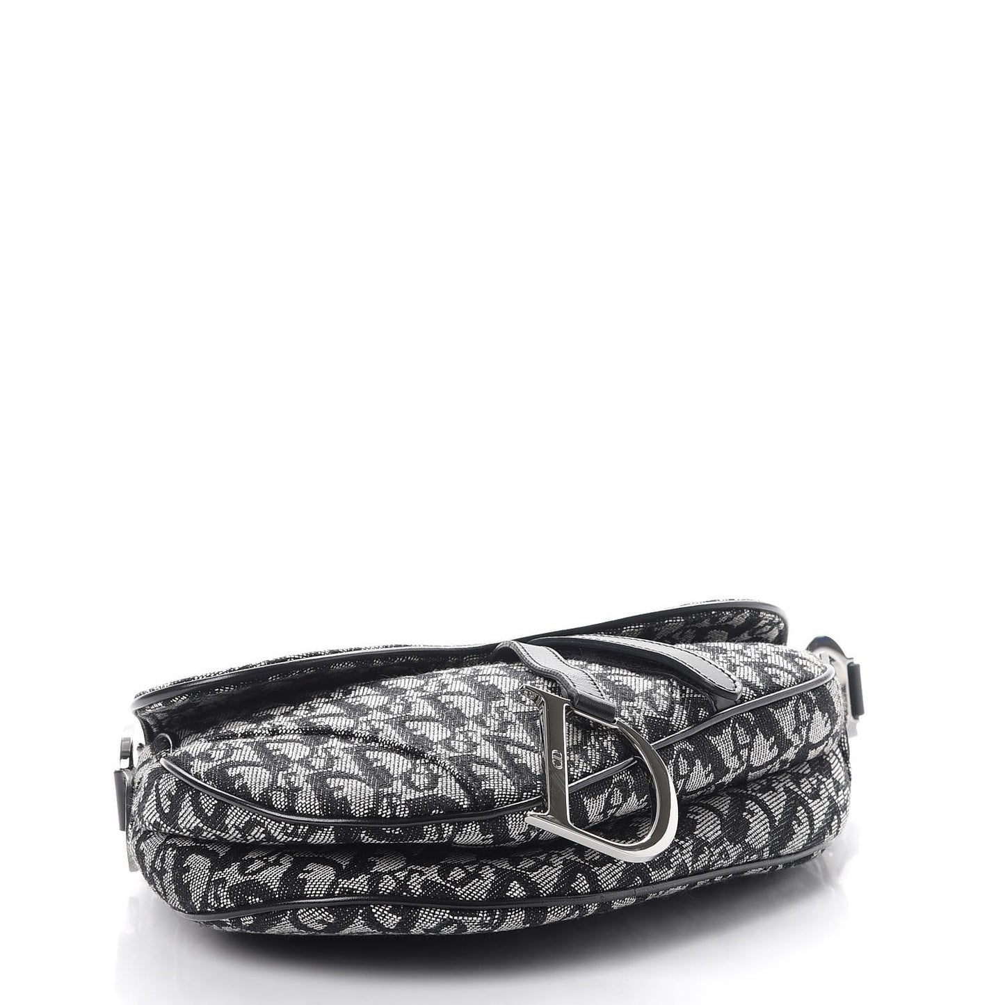 Monogram Saddle Bag Black