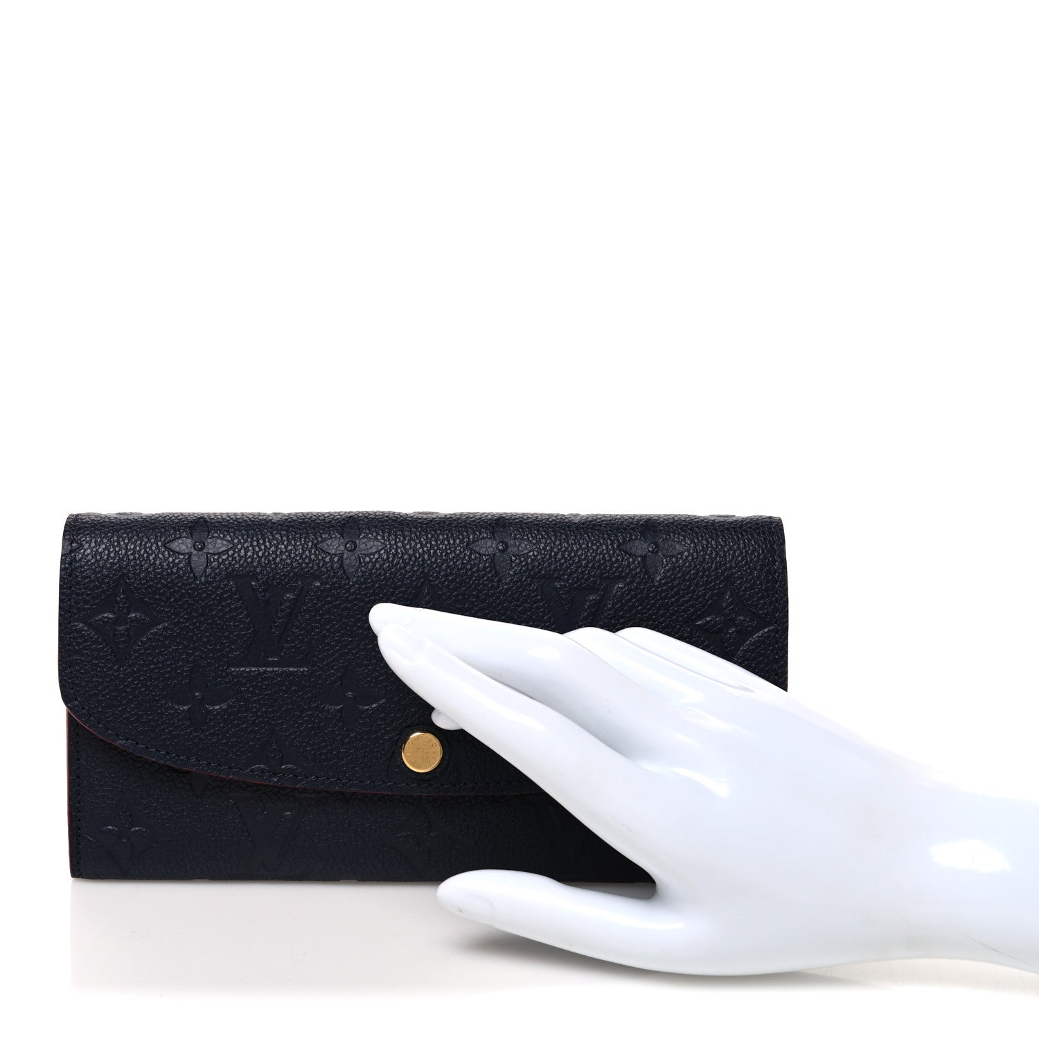 Louis Vuitton Empreinte Emilie Wallet Marine Rouge 2 of 7
