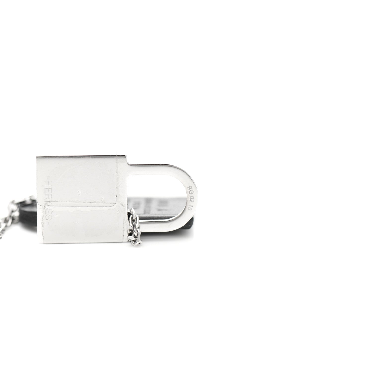 Hermes Swift Small O'Kelly Pendant Necklace Black 5 of 7