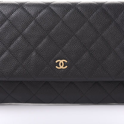 Chanel Caviar Quilted CC Beauty Clutch Black 9 of 9